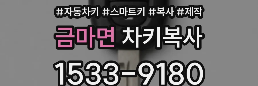 금마면 차키복사