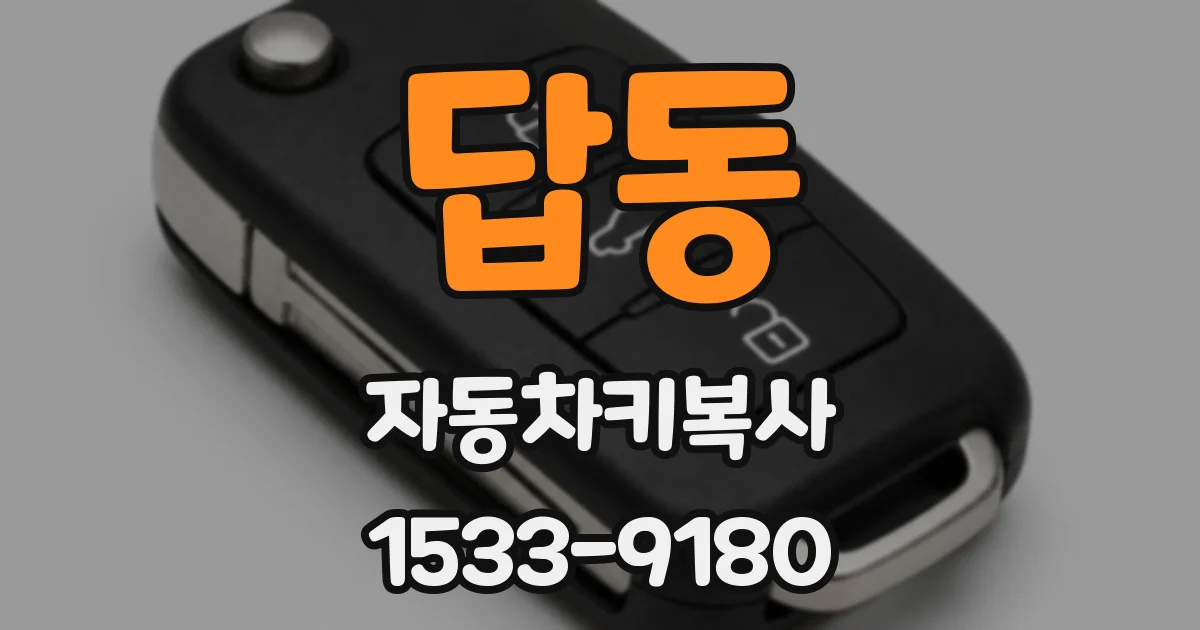 답동 자동차키복사
