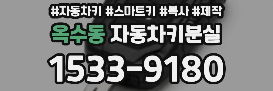 옥수동 자동차키분실