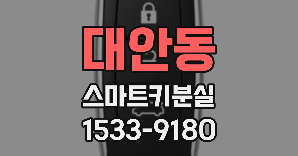 대안동 스마트키분실