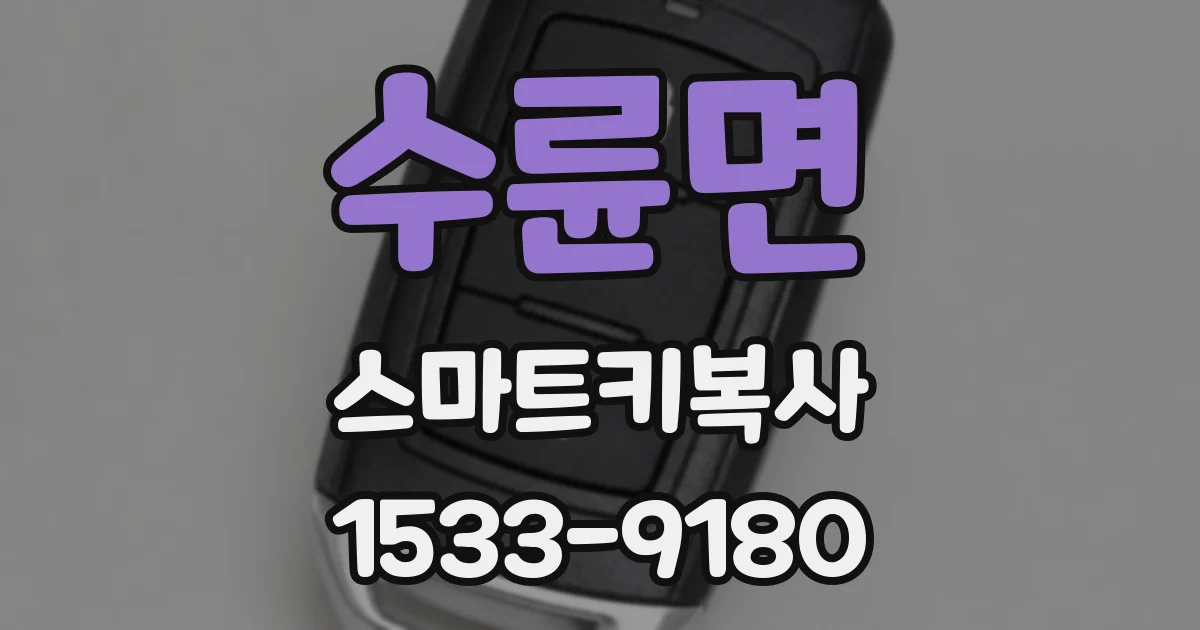 수륜면 스마트키복사
