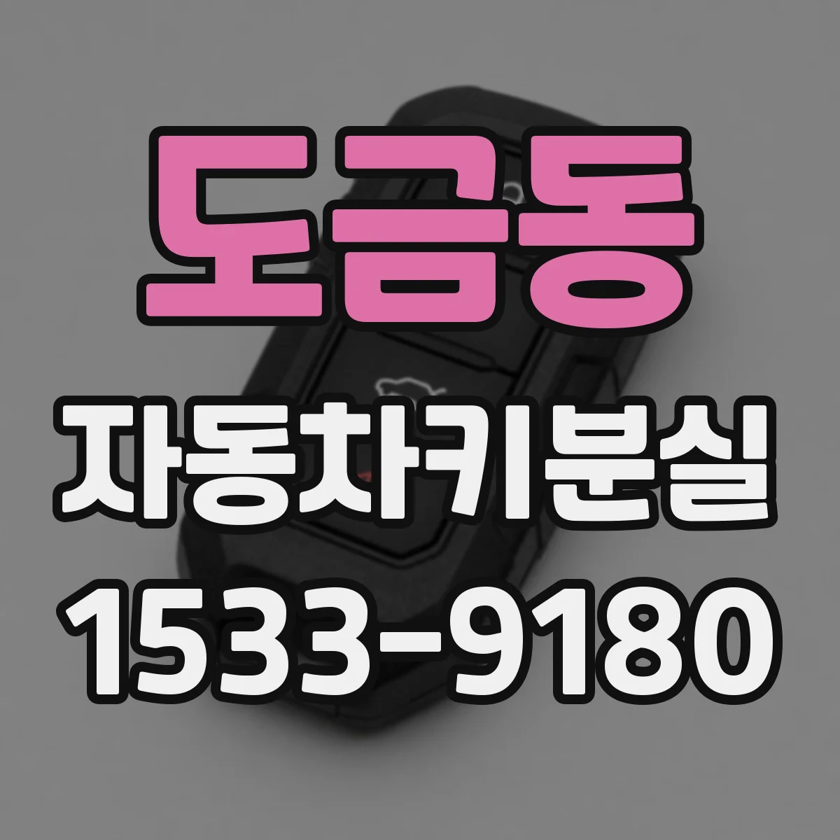 도금동 자동차키분실