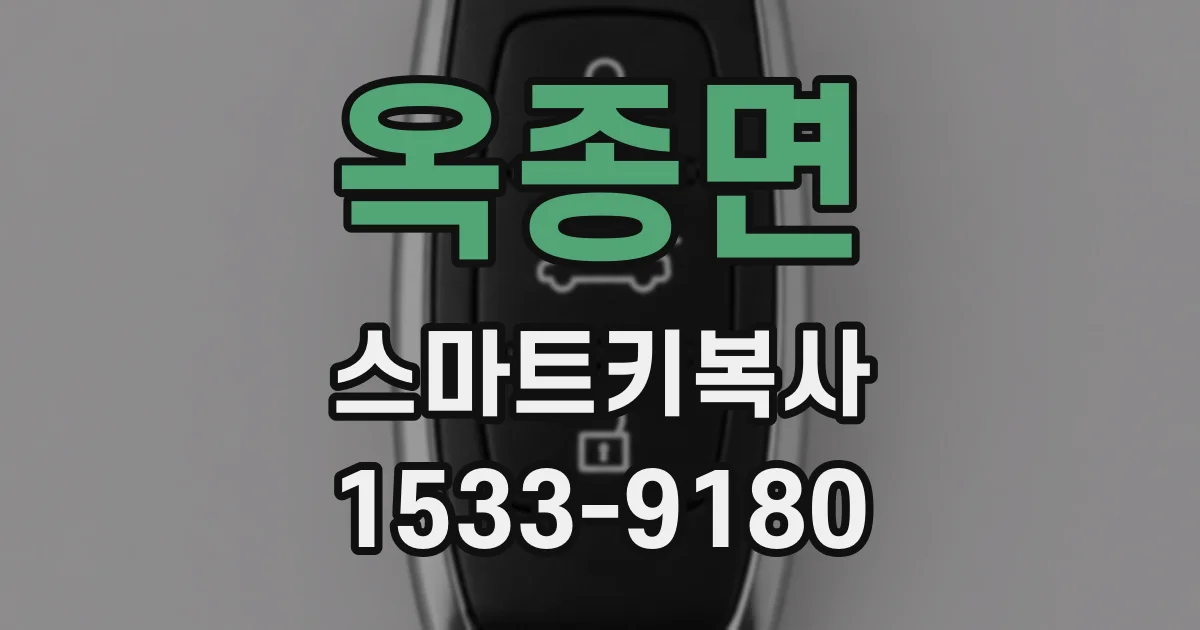 옥종면 스마트키복사