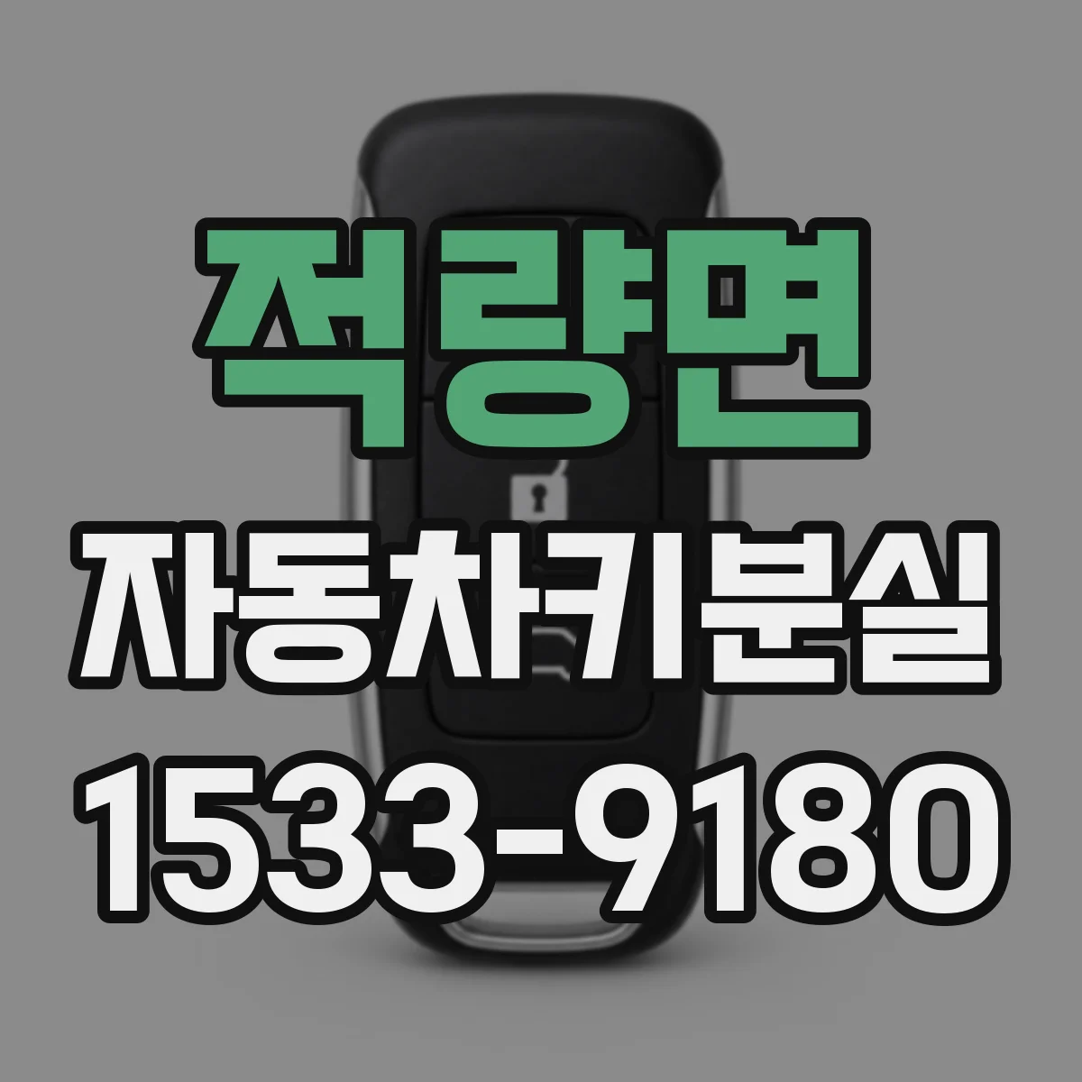 적량면 자동차키분실