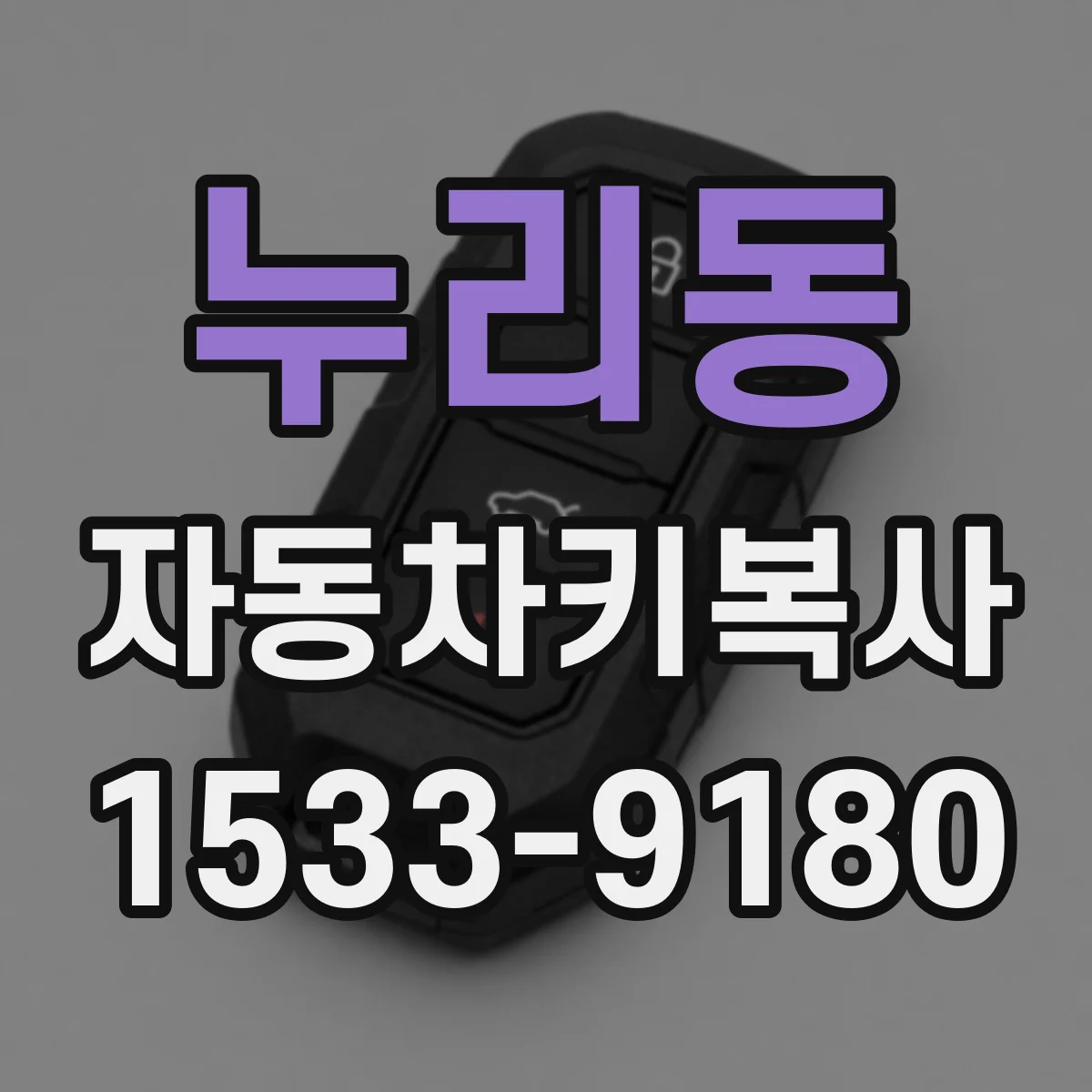 누리동 자동차키복사