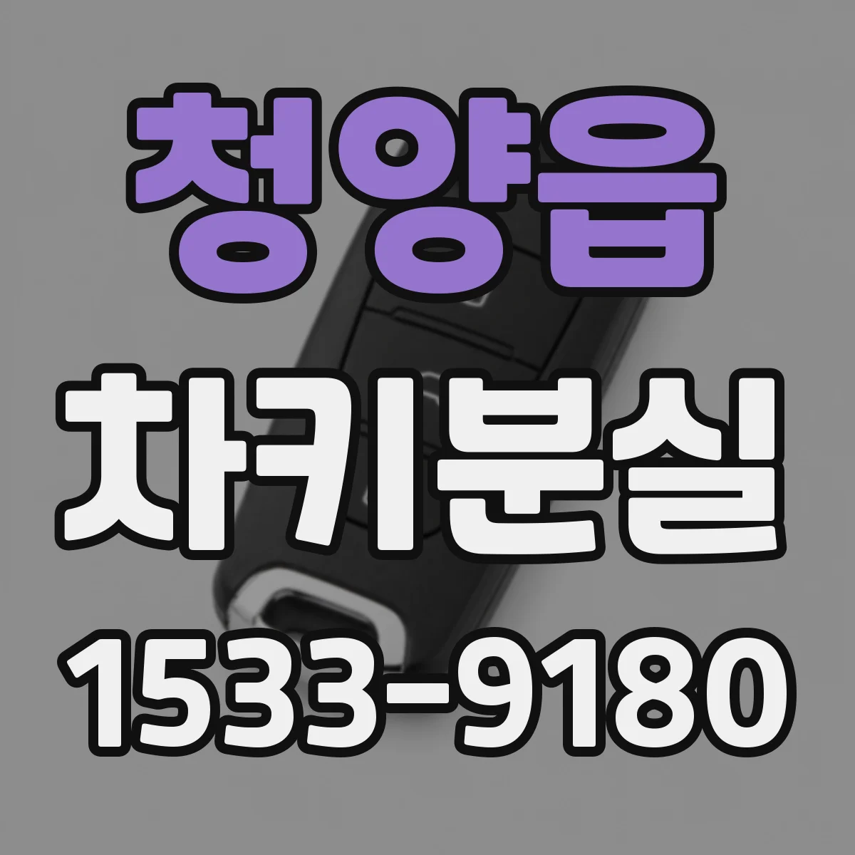 청양읍 차키분실