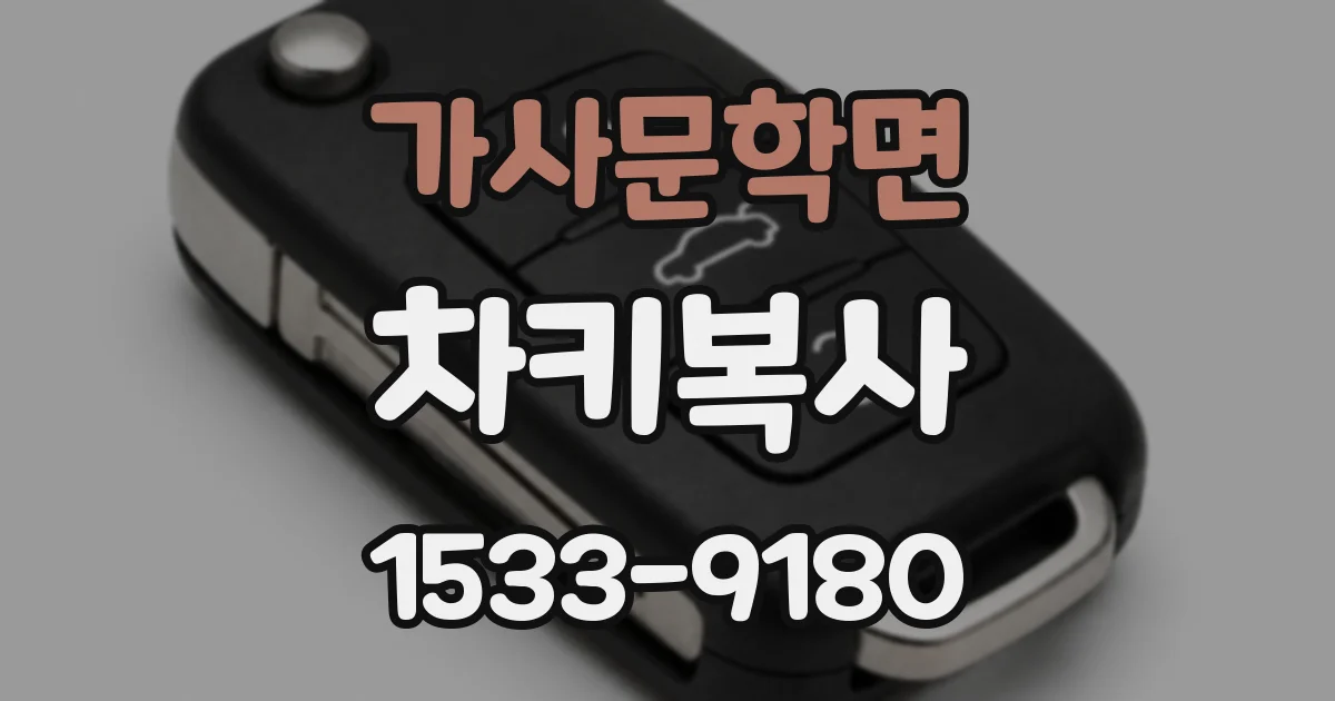 가사문학면 차키복사