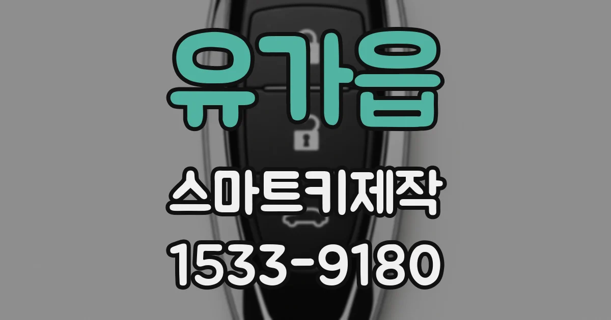 유가읍 스마트키제작