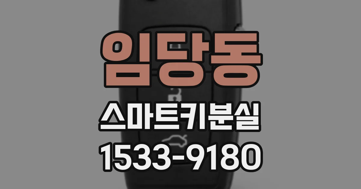 임당동 스마트키분실