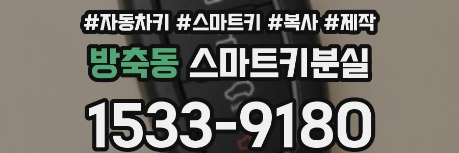 방축동 스마트키분실