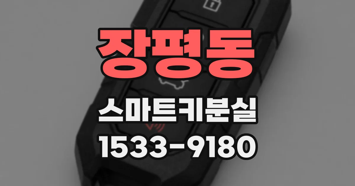 장평동 스마트키분실