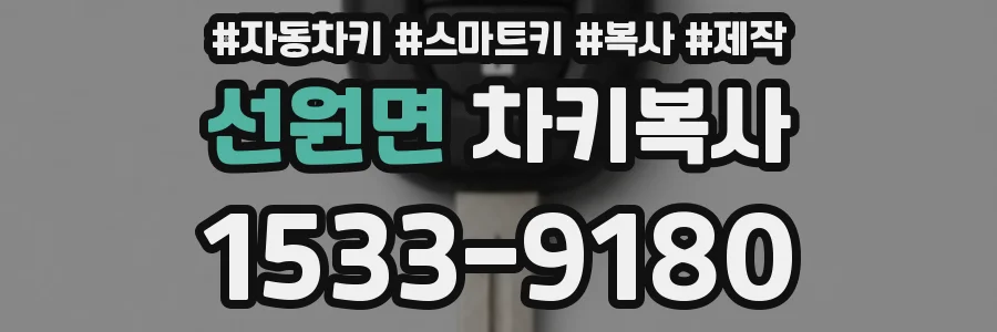선원면 차키복사
