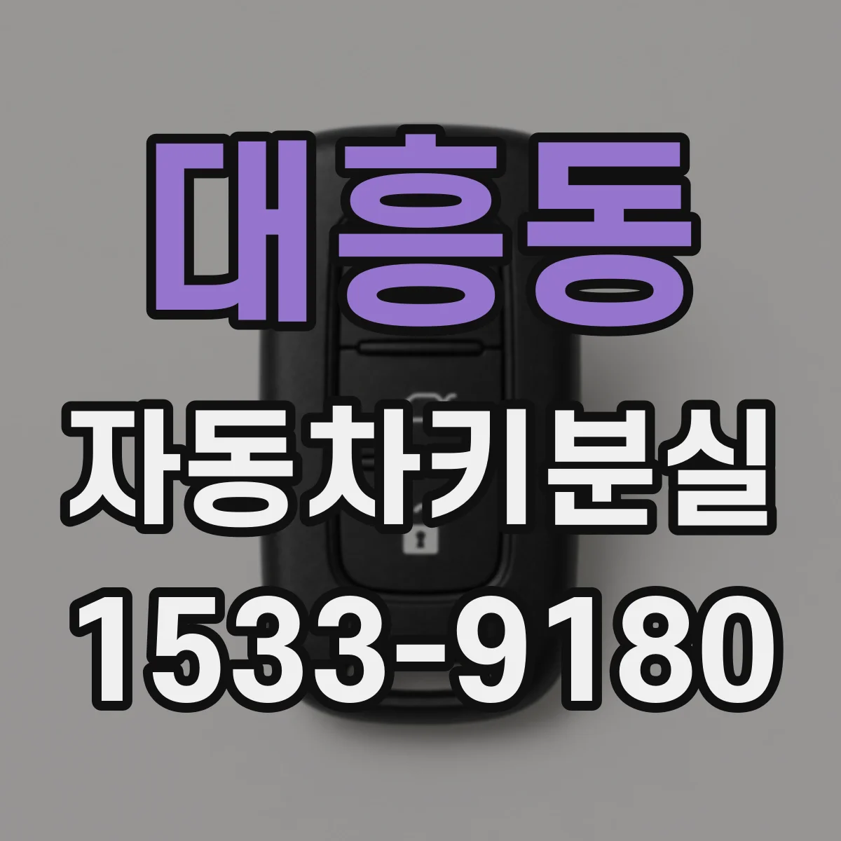 대흥동 자동차키분실