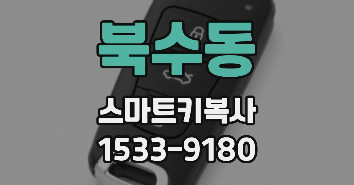 북수동 스마트키복사