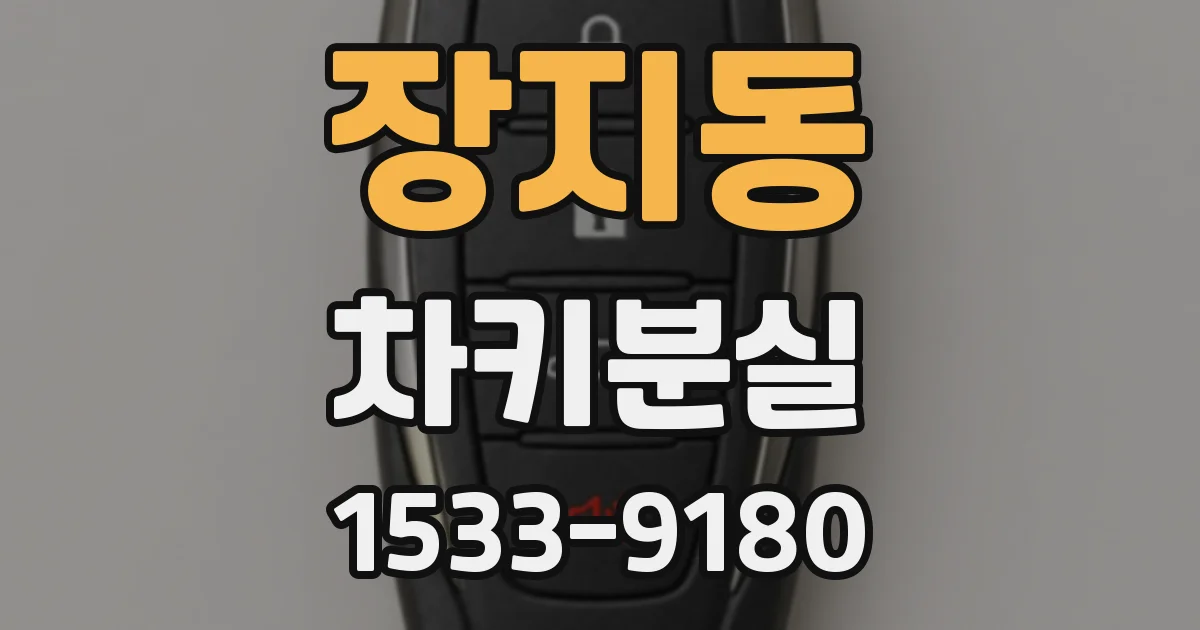 장지동 차키분실