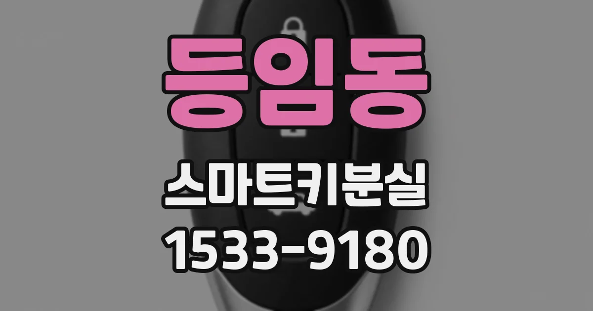 등임동 스마트키분실