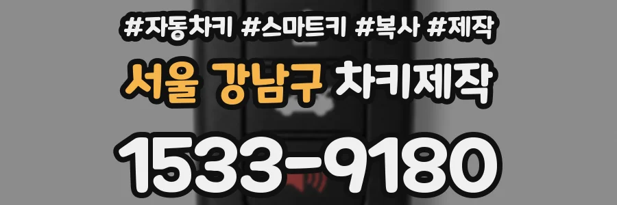 서울 강남구 차키제작