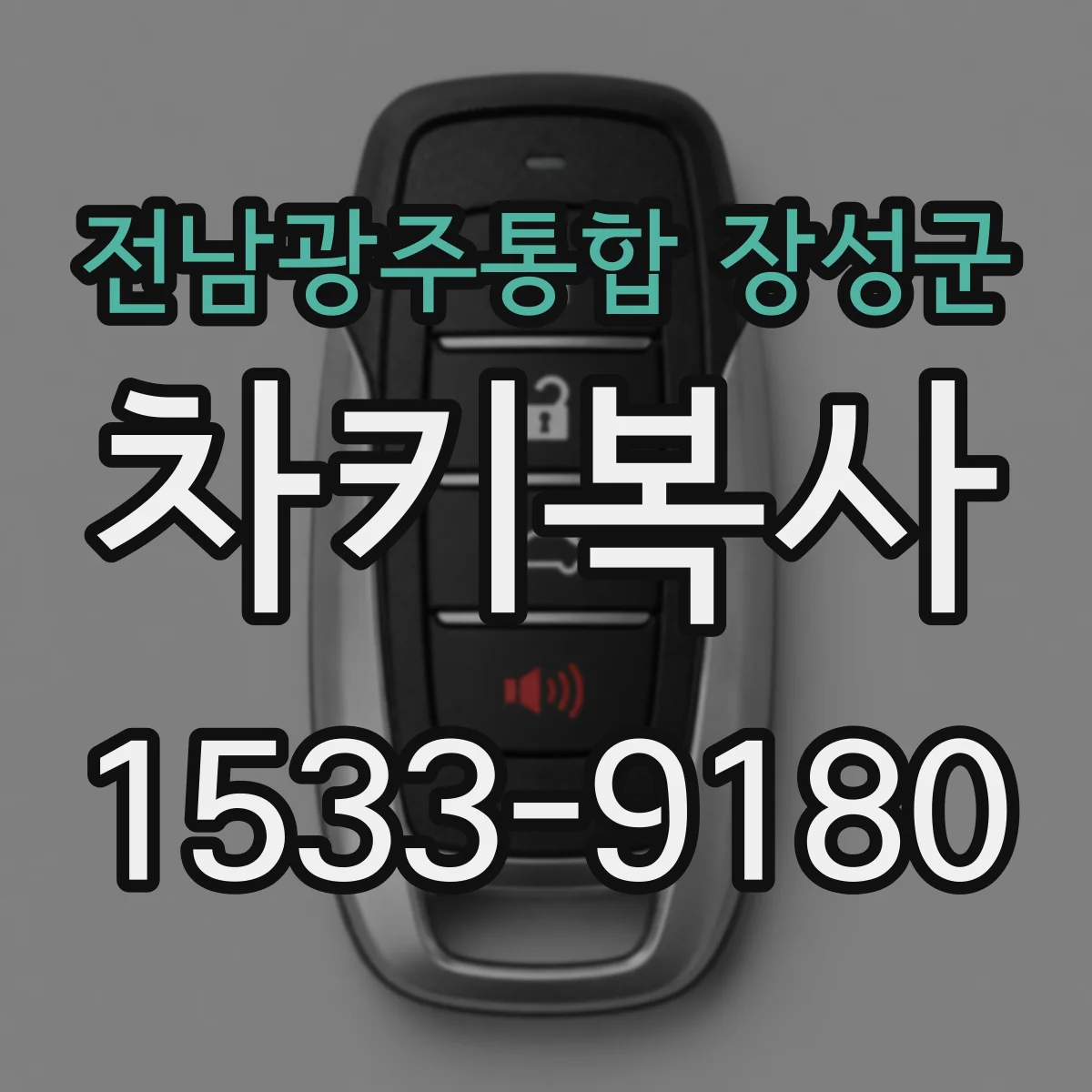 전남광주통합 장성군 차키복사