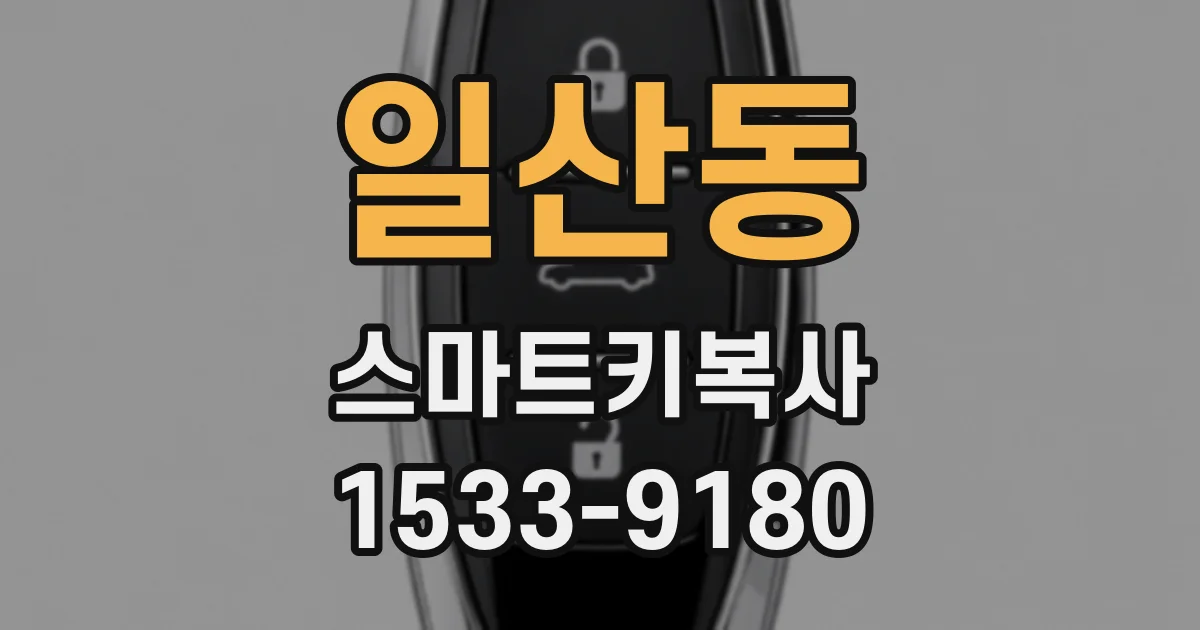일산동 스마트키복사