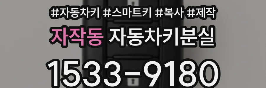 자작동 자동차키분실