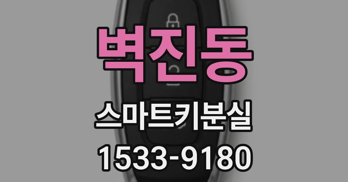 벽진동 스마트키분실