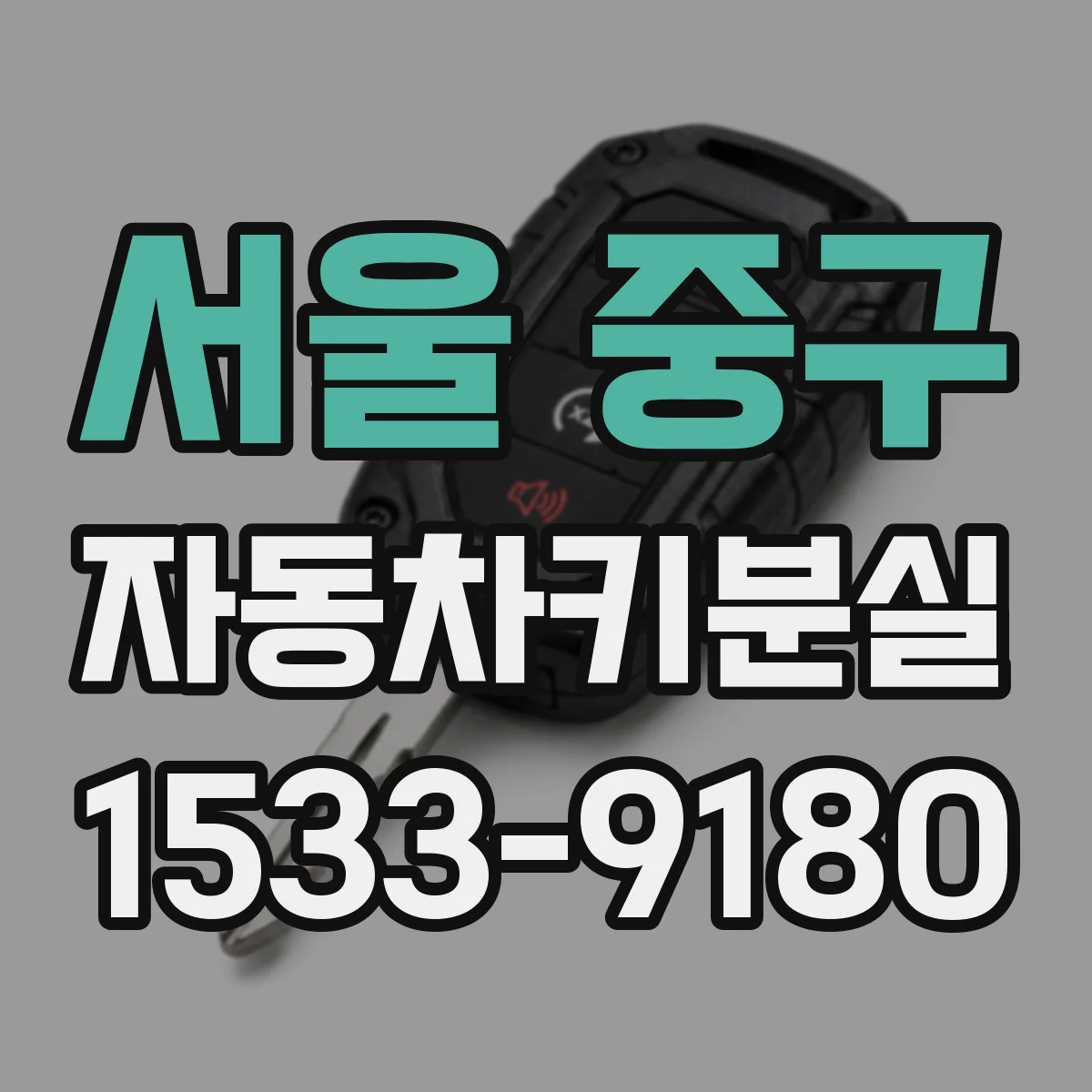 서울 중구 자동차키분실