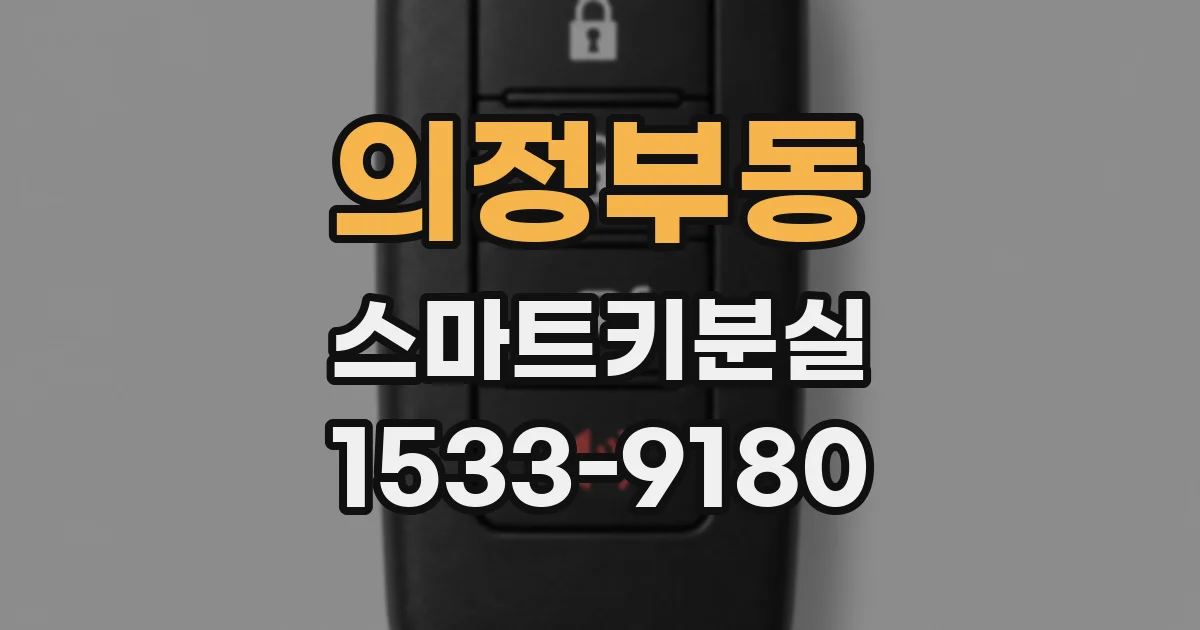 의정부동 스마트키분실