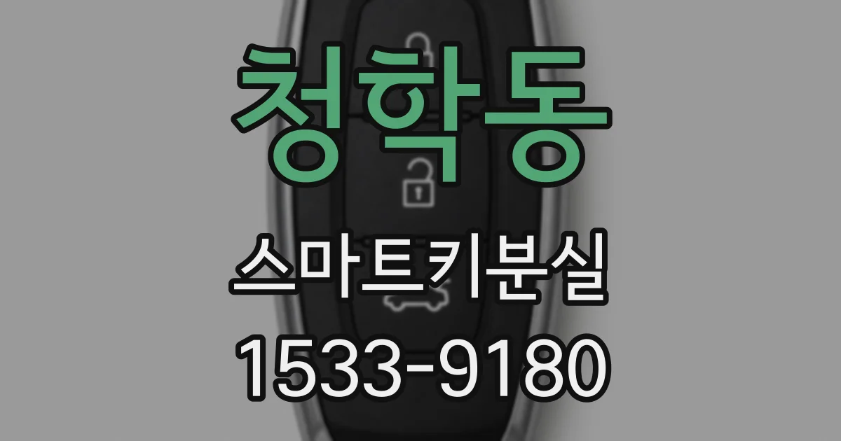 청학동 스마트키분실