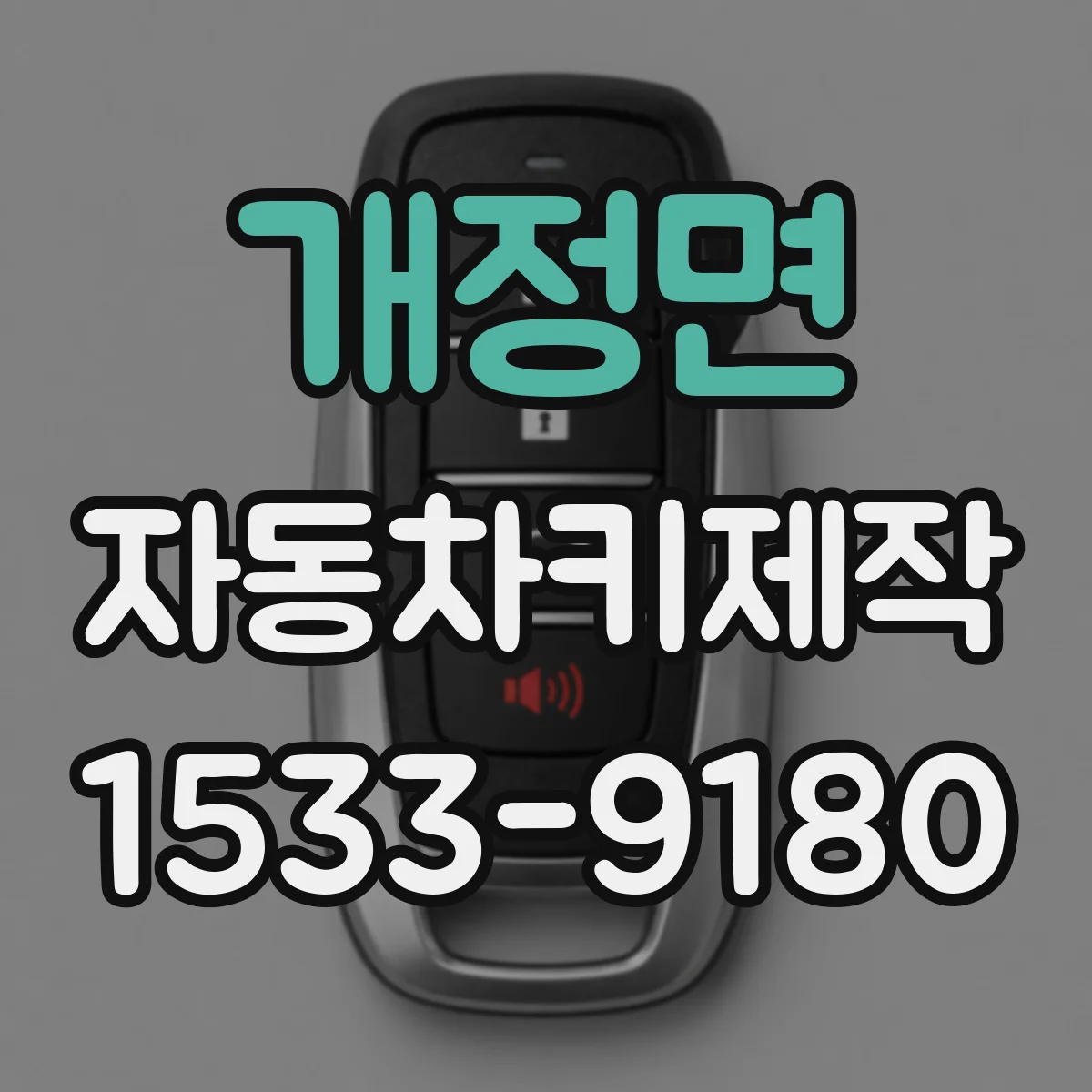 개정면 자동차키제작