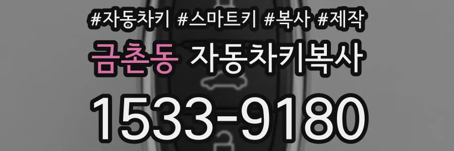 금촌동 자동차키복사