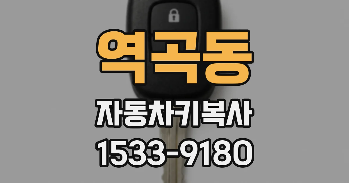 역곡동 자동차키복사