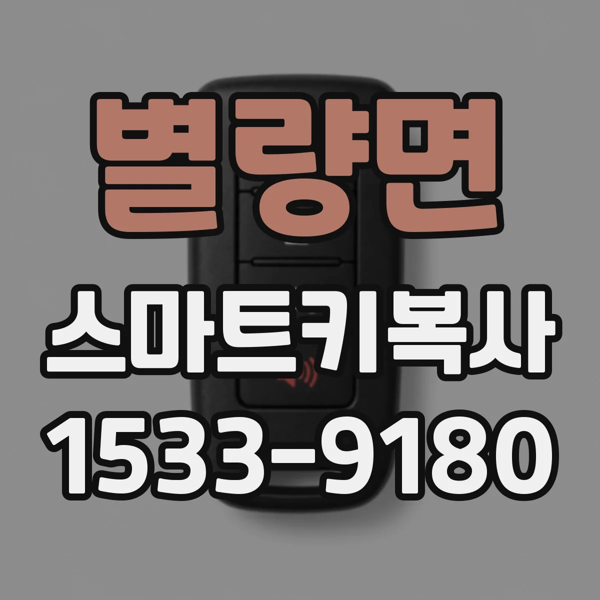 별량면 스마트키복사