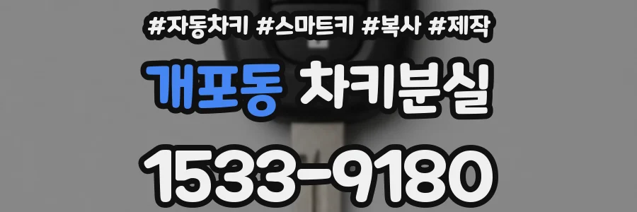 개포동 차키분실