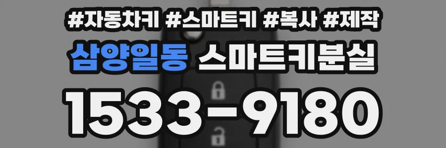 삼양일동 스마트키분실