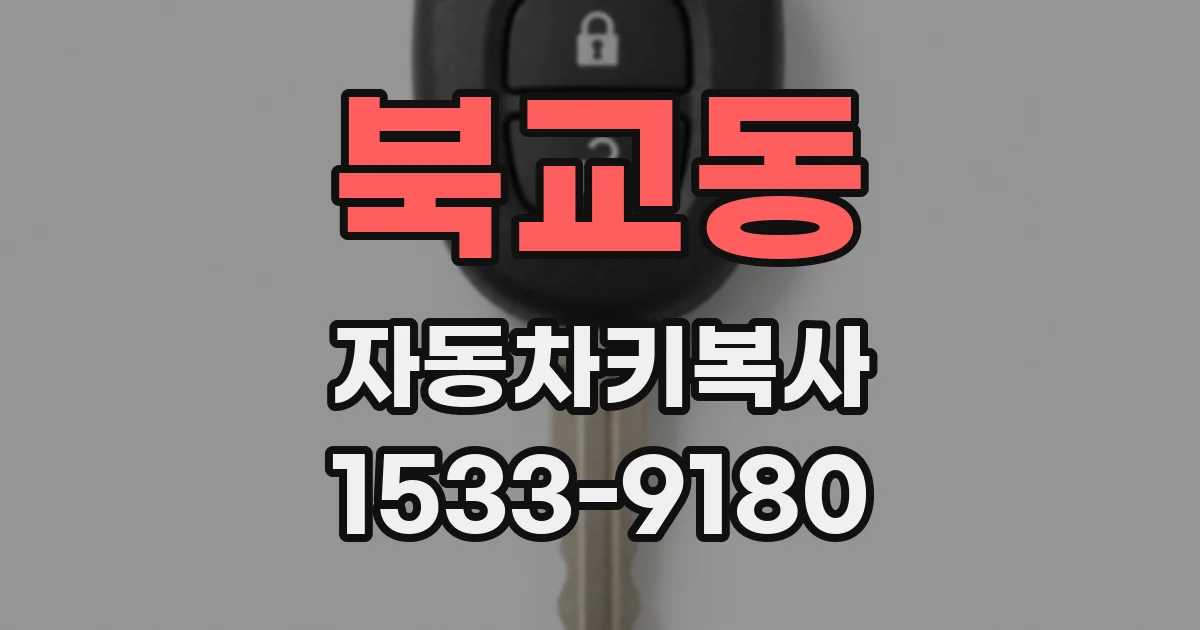 북교동 자동차키복사