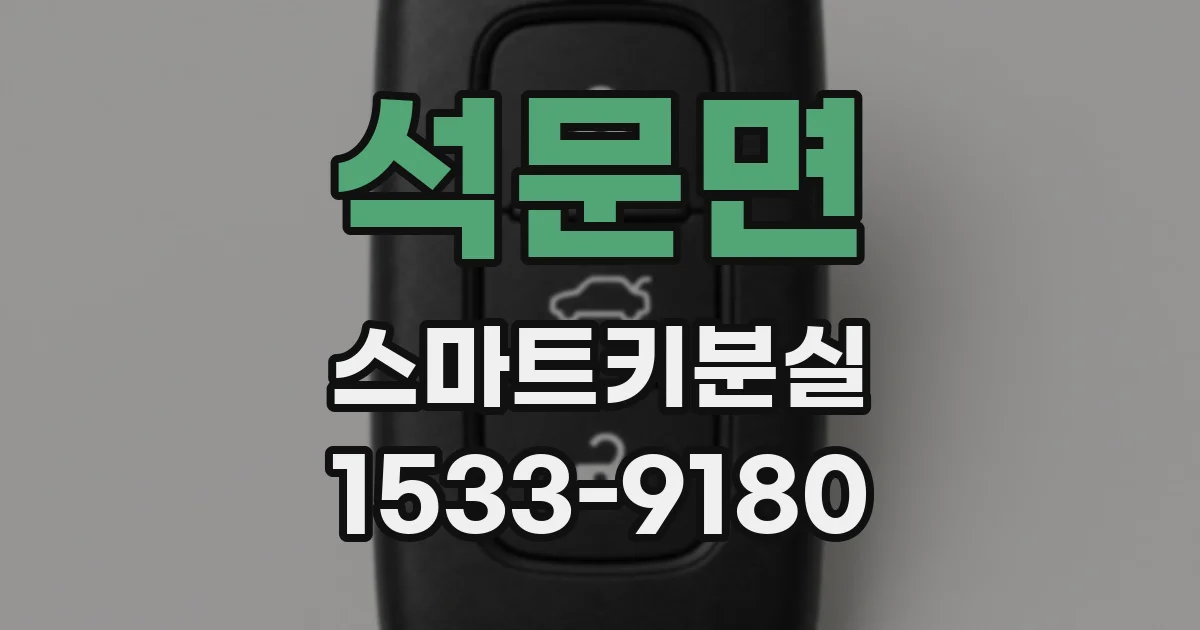 석문면 스마트키분실
