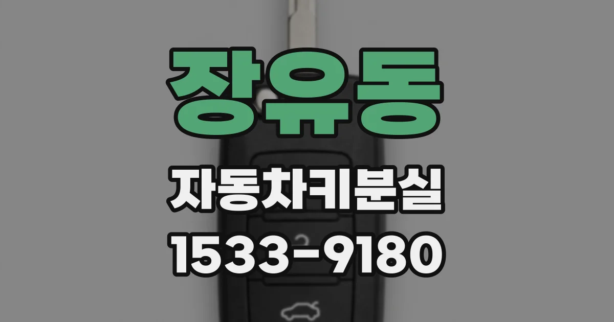 장유동 자동차키분실