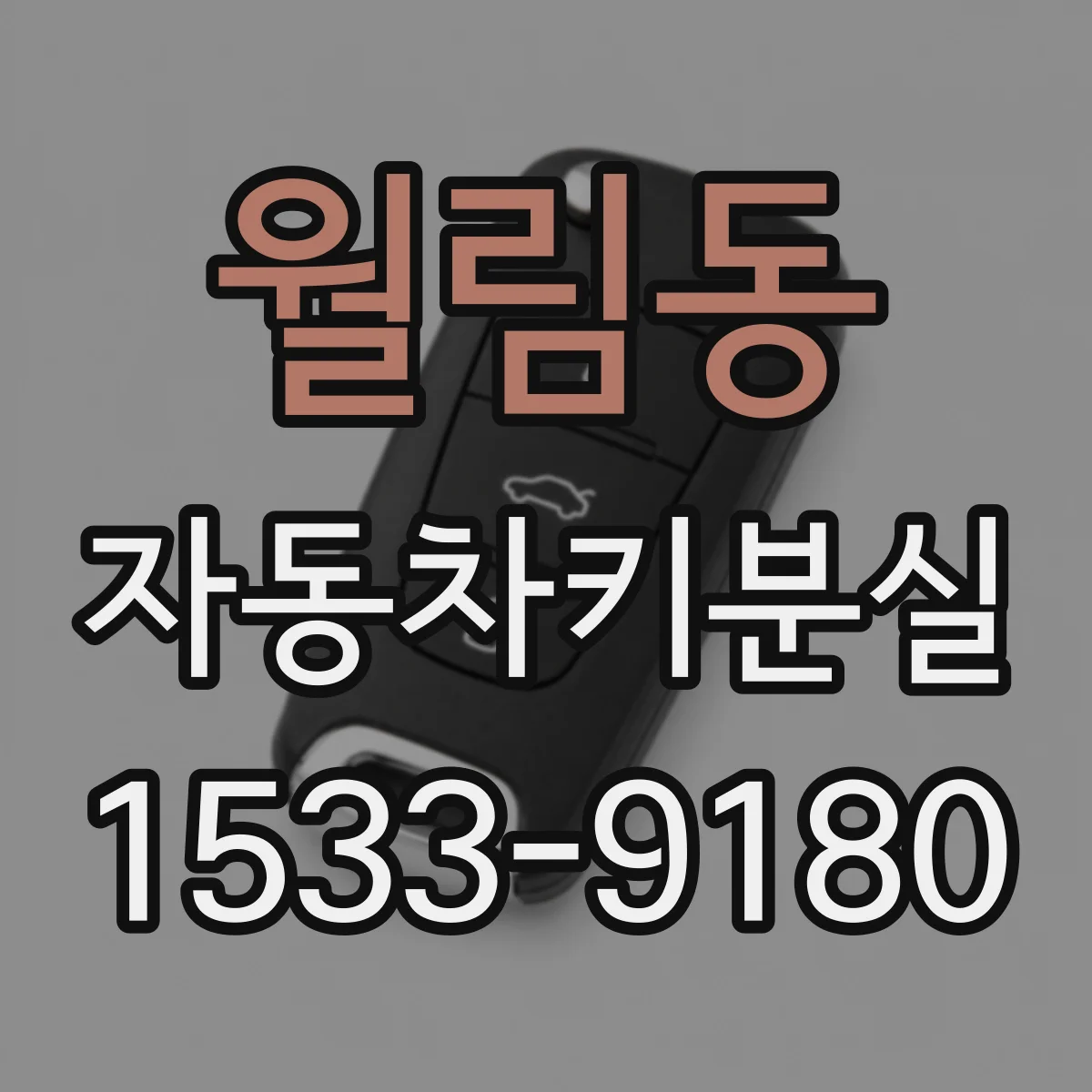 월림동 자동차키분실