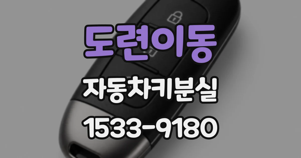 도련이동 자동차키분실
