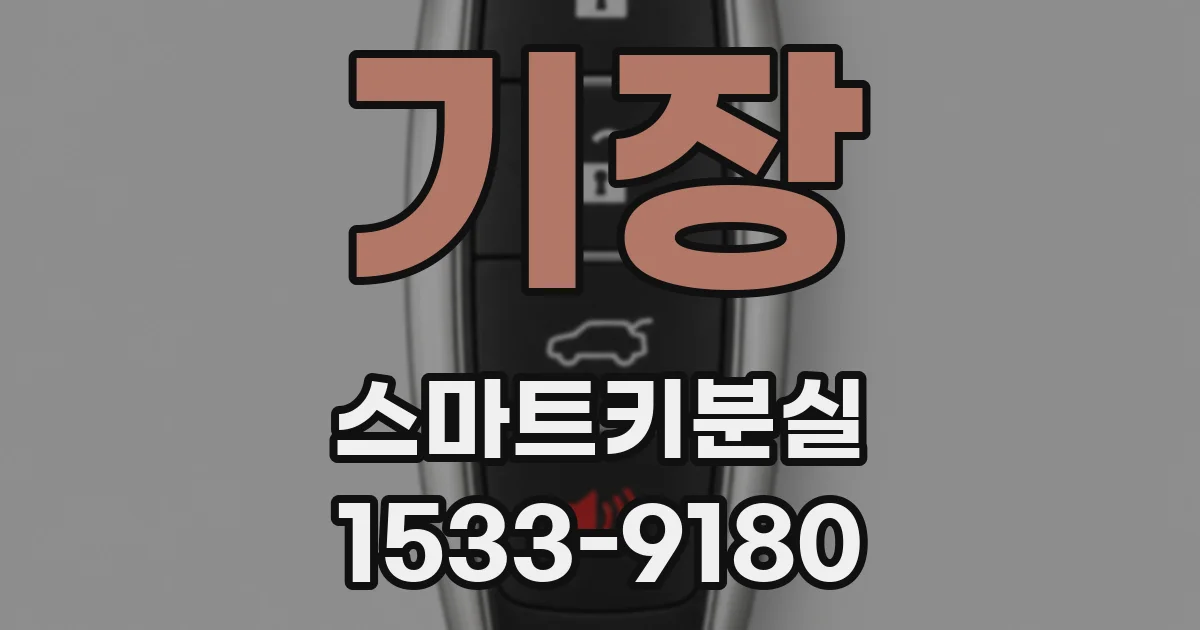 기장 스마트키분실