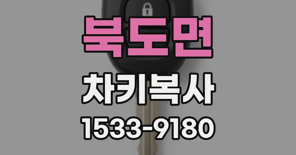 북도면 차키복사