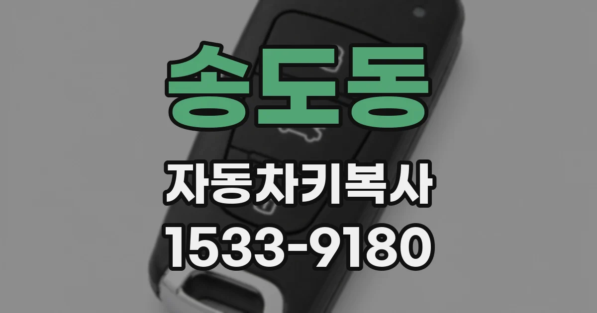송도동 자동차키복사