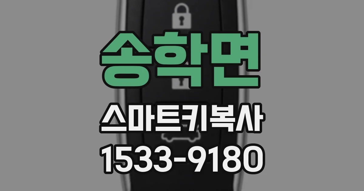 송학면 스마트키복사