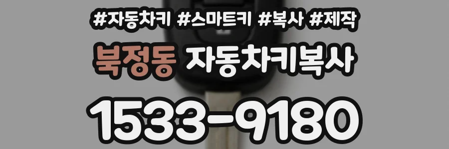 북정동 자동차키복사
