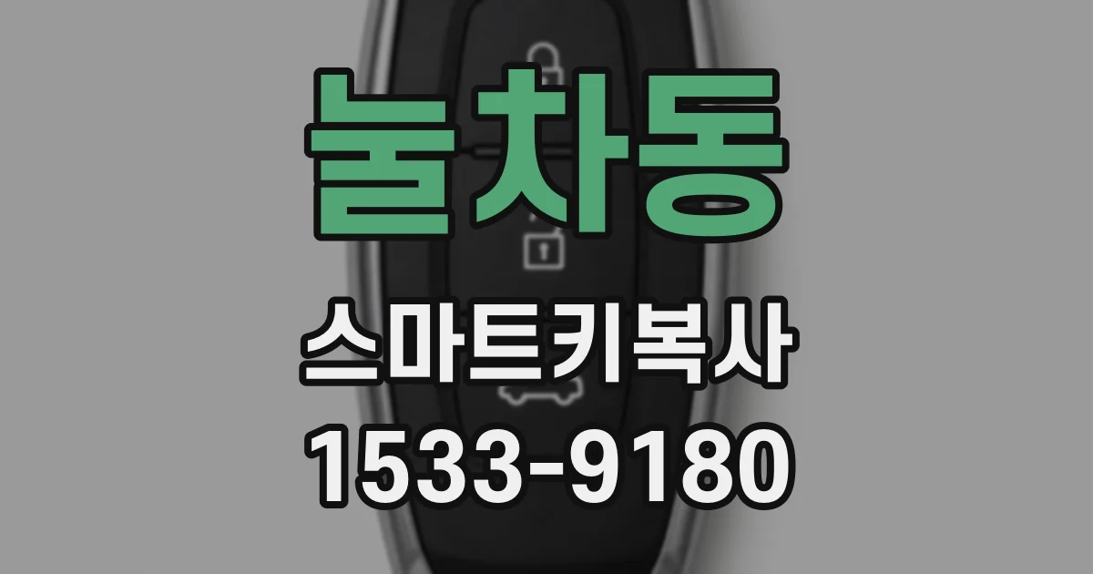 눌차동 스마트키복사