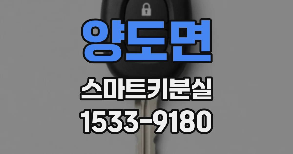 양도면 스마트키분실