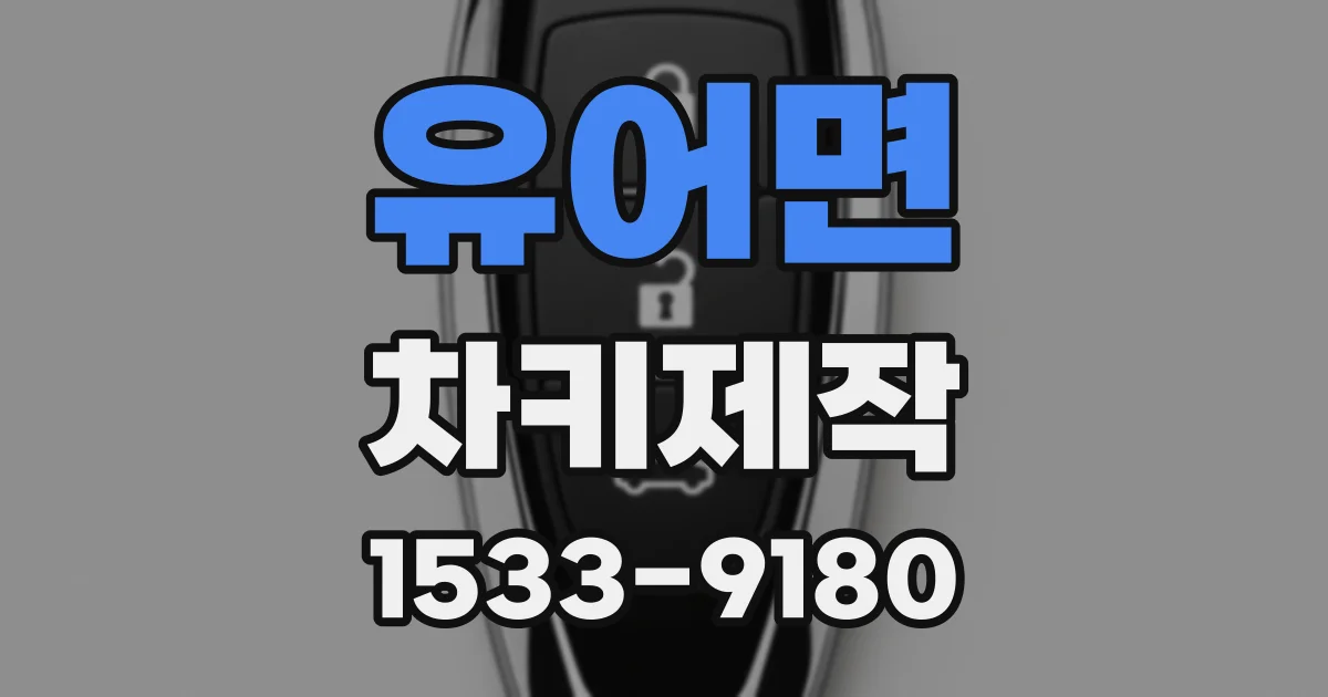 유어면 차키제작