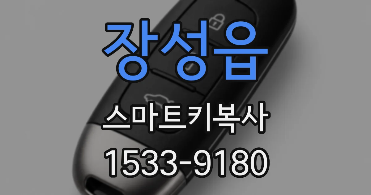 장성읍 스마트키복사