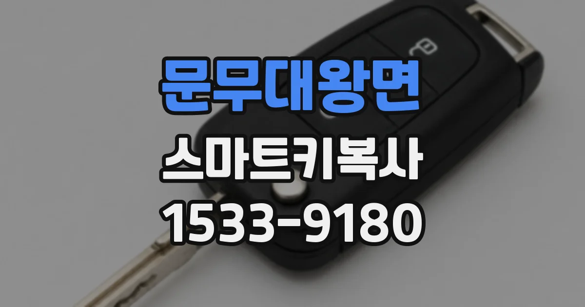 문무대왕면 스마트키복사
