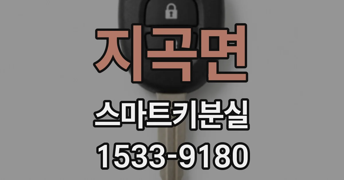지곡면 스마트키분실